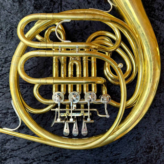 Cantesanu - F/Bb Double French Horn - Yellow Brass - Detachable Bell - Unlacquered Finish