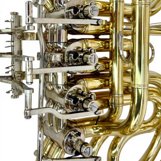 Cantesanu - F/Bb Double French Horn - Yellow Brass - Detachable Bell - Unlacquered Finish
