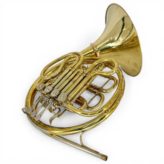 Carl Geyer - F/Bb Double French Horn - Yellow Brass - Detachable Bell - Serial #: N/A (Pre-Owned)