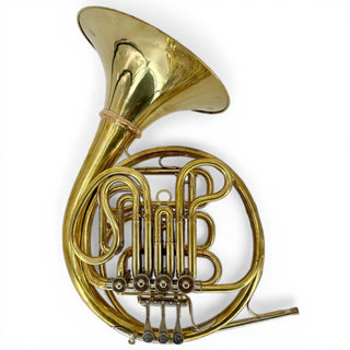 Carl Geyer - F/Bb Double French Horn - Yellow Brass - Detachable Bell - Serial #: N/A (Pre-Owned)
