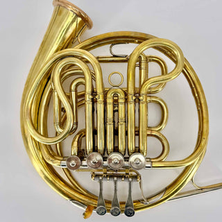 Carl Geyer - F/Bb Double French Horn - Yellow Brass - Detachable Bell - Serial #: N/A (Pre-Owned)