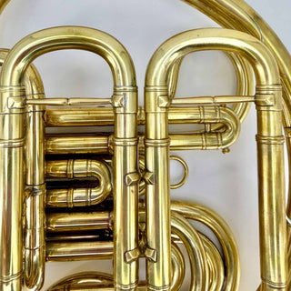 Carl Geyer - F/Bb Double French Horn - Yellow Brass - Detachable Bell - Serial #: N/A (Pre-Owned)