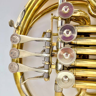 Carl Geyer - F/Bb Double French Horn - Yellow Brass - Detachable Bell - Serial #: N/A (Pre-Owned)