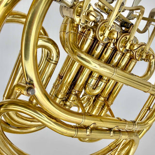 Carl Geyer - F/Bb Double French Horn - Yellow Brass - Detachable Bell - Serial #: N/A (Pre-Owned)