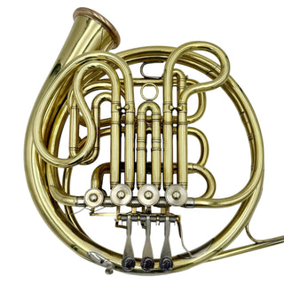Carl Geyer - F/Bb Double French Horn - Yellow Brass - Detachable Bell - Serial #: N/A (Pre-Owned)