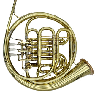 Carl Geyer - F/Bb Double French Horn - Yellow Brass - Detachable Bell - Serial #: N/A (Pre-Owned)