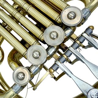 Carl Geyer - F/Bb Double French Horn - Yellow Brass - Detachable Bell - Serial #: N/A (Pre-Owned)
