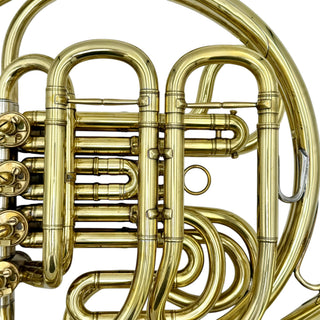 Carl Geyer - F/Bb Double French Horn - Yellow Brass - Detachable Bell - Serial #: N/A (Pre-Owned)