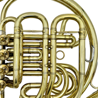 Carl Geyer - F/Bb Double French Horn - Yellow Brass - Detachable Bell - Serial #: N/A (Pre-Owned)