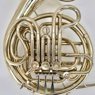 Conn 8D - F/Bb Double French Horn (Elkhart Era Circa 1966) - Nickel Silver - Fixed Bell - Unlacquered Finish - Serial #: H78969 (Pre-Owned)