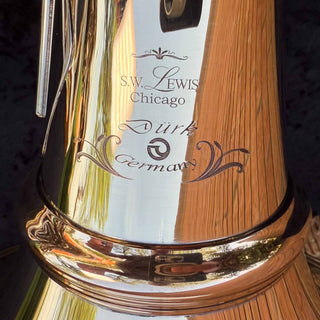 Dürk LD Clevenger with Hand-Hammered Bell - F/Bb Double French Horn - Gold Brass - Detachable Bell - Unlacquered Finish