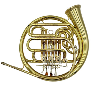 Dieter Otto Model 205 Weimar-Berlin - F/Bb Double French Horn - Detachable Bell - Unlacquered Finish - One Water Key