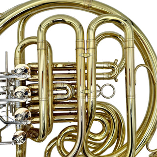 Dieter Otto Model 205 Weimar-Berlin - F/Bb Double French Horn - Detachable Bell - Unlacquered Finish - One Water Key