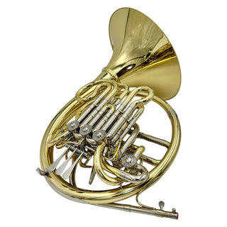 Engelbert Schmid Compensating Triple Eb Horn - Yellow Brass - Detachable Bell - Lacquered Finish - Serial #: 22003 (Pre-Owned)