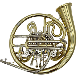 Engelbert Schmid Compensating Triple Eb Horn - Yellow Brass - Detachable Bell - Lacquered Finish - Serial #: 22003 (Pre-Owned)