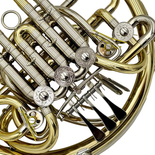 Engelbert Schmid Compensating Triple Eb Horn - Yellow Brass - Detachable Bell - Lacquered Finish - Serial #: 22003 (Pre-Owned)