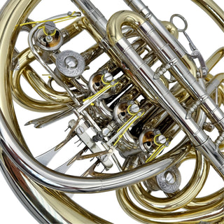 Engelbert Schmid Compensating Triple Eb Horn - Yellow Brass - Detachable Bell - Lacquered Finish - Serial #: 22003 (Pre-Owned)