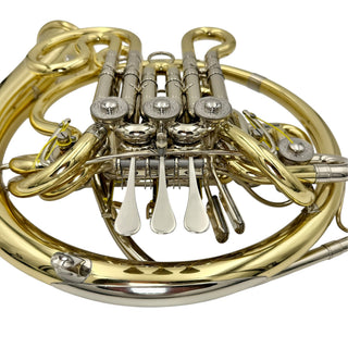 Engelbert Schmid Compensating Triple Eb Horn - Yellow Brass - Detachable Bell - Lacquered Finish - Serial #: 22003 (Pre-Owned)