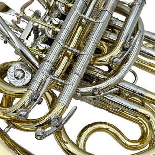 Engelbert Schmid Compensating Triple Eb Horn - Yellow Brass - Detachable Bell - Lacquered Finish - Serial #: 22003 (Pre-Owned)