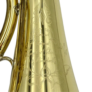 Engelbert Schmid Compensating Triple Eb Horn - Yellow Brass - Detachable Bell - Lacquered Finish - Serial #: 22003 (Pre-Owned)