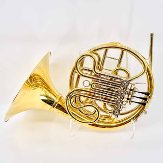 Engelbert Schmid "Golden Cut" - F/Bb Double French Horn - Yellow Brass - Detachable Bell - Unlacquered Finish
