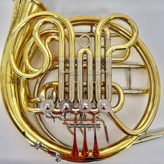 Engelbert Schmid "Golden Cut" - F/Bb Double French Horn - Yellow Brass - Detachable Bell - Unlacquered Finish