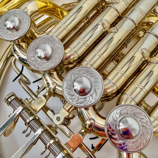 Engelbert Schmid "Golden Cut" - F/Bb Double French Horn - Yellow Brass - Detachable Bell - Unlacquered Finish