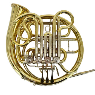 Engelbert Schmid "Golden Cut" - F/Bb Double French Horn - Yellow Brass - Detachable Bell - Unlacquered Finish