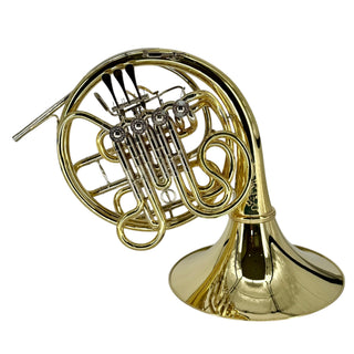 Engelbert Schmid "Golden Cut" - F/Bb Double French Horn - Yellow Brass - Detachable Bell - Unlacquered Finish