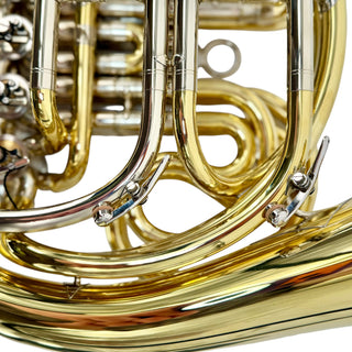 Engelbert Schmid "Golden Cut" - F/Bb Double French Horn - Yellow Brass - Detachable Bell - Unlacquered Finish
