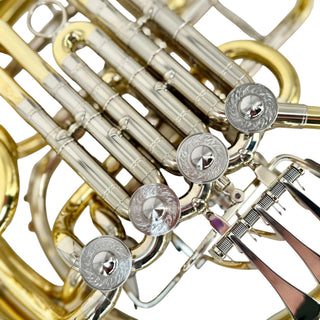 Engelbert Schmid "Golden Cut" - F/Bb Double French Horn - Yellow Brass - Detachable Bell - Unlacquered Finish