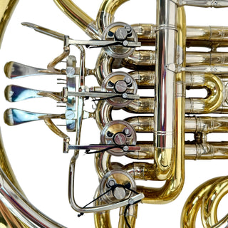 Engelbert Schmid "Golden Cut" - F/Bb Double French Horn - Yellow Brass - Detachable Bell - Unlacquered Finish