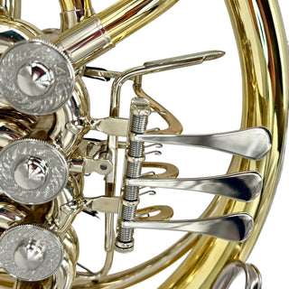 Engelbert Schmid "Golden Cut" - F/Bb Double French Horn - Yellow Brass - Detachable Bell - Unlacquered Finish