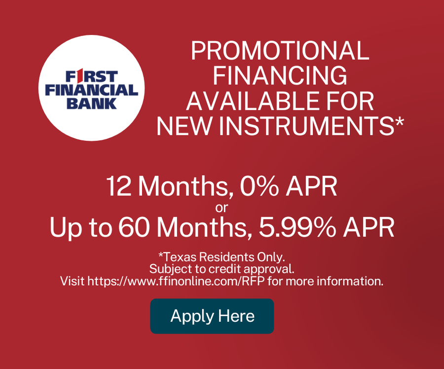 First Financial promotional financing