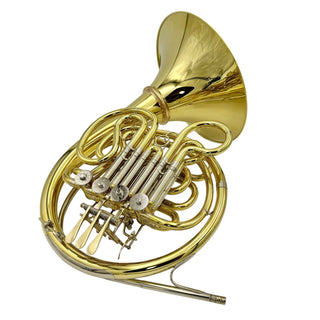 Finke Europa Model 63 - F/Bb Double French Horn - Yellow Brass - Detachable Bell - Unlacquered Finish