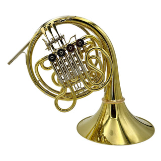 Finke Europa Model 63 - F/Bb Double French Horn - Yellow Brass - Detachable Bell - Unlacquered Finish