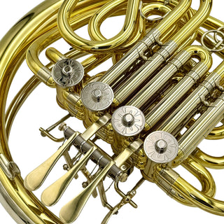 Finke Europa Model 63 - F/Bb Double French Horn - Yellow Brass - Detachable Bell - Unlacquered Finish