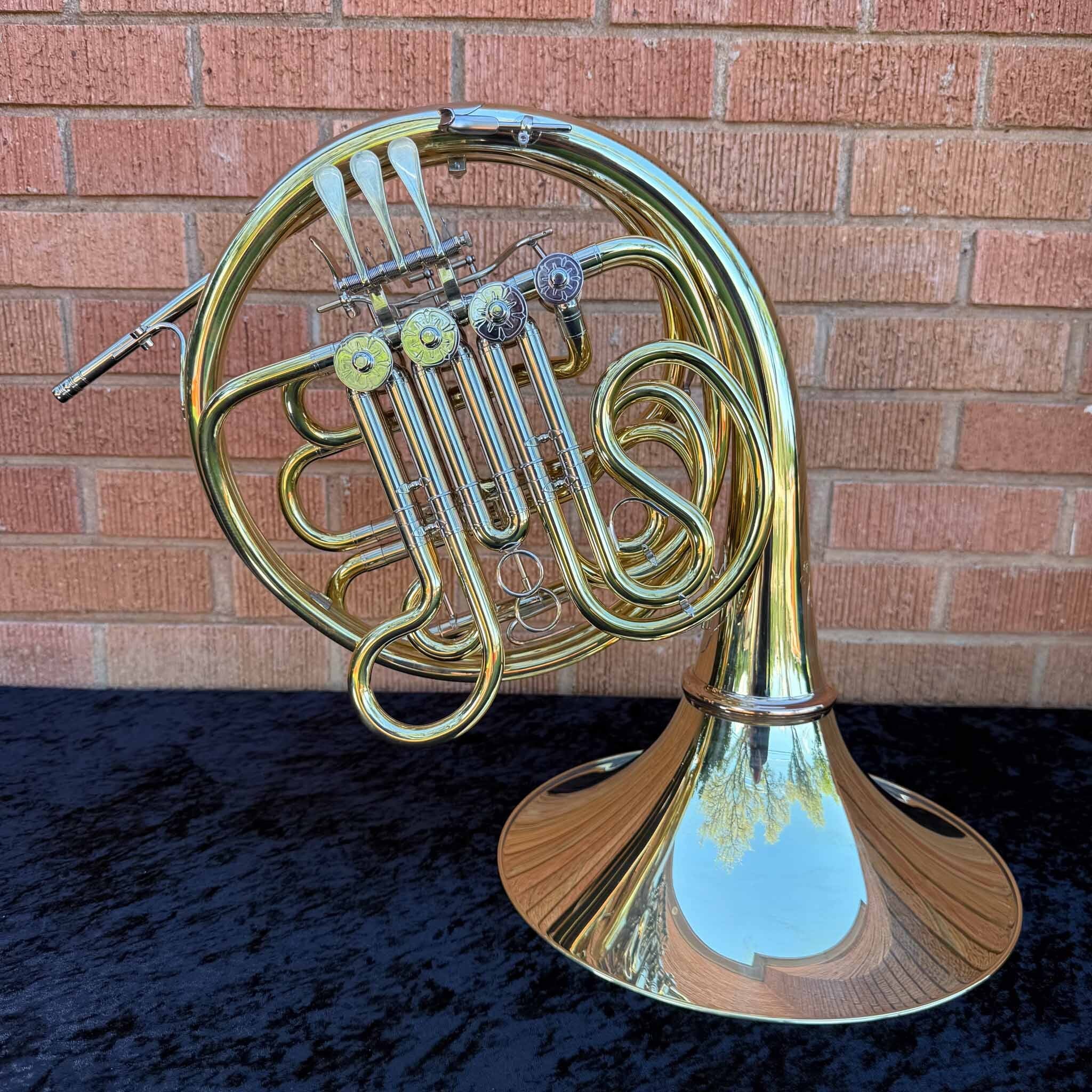 Finke Legacy Model 65 - F/Bb Double French Horn - Yellow Brass