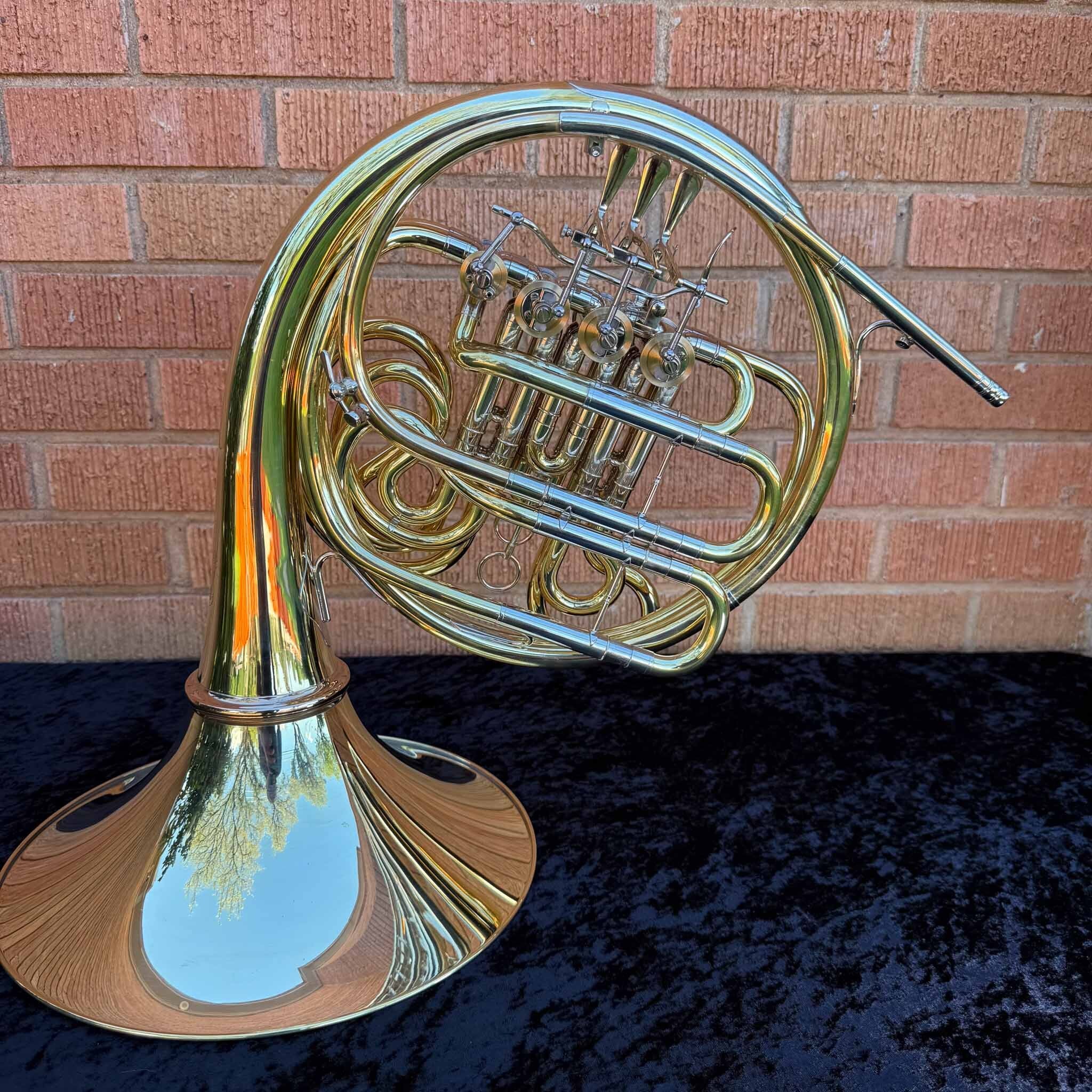 Finke Legacy Model 65 - F/Bb Double French Horn - Yellow Brass
