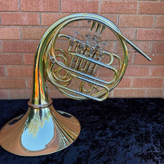 Finke Legacy Model 65 - F/Bb Double French Horn - Yellow Brass - Detachable Bell - Unlacquered Finish