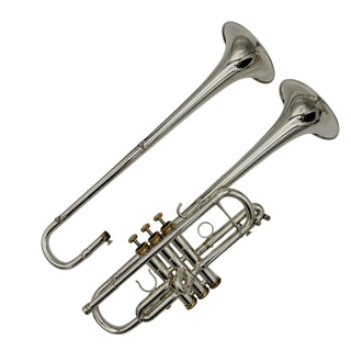 Getzen Custom 3060S - C Trumpet - 2 Interchangeable Bells & Main Tuning Slides - Serial #: P12749 (Pre-Owned)