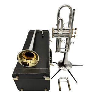 Getzen Custom 3060S - C Trumpet - 2 Interchangeable Bells & Main Tuning Slides - Serial #: P12749 (Pre-Owned)