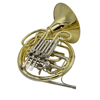 Hans Hoyer 6801A - F/Bb Double Horn - Yellow Brass - Detachable Bell - Lacquered Finish - Serial #: 481815 (Pre-Owned)
