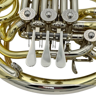Hans Hoyer 6801A - F/Bb Double Horn - Yellow Brass - Detachable Bell - Lacquered Finish - Serial #: 481815 (Pre-Owned)