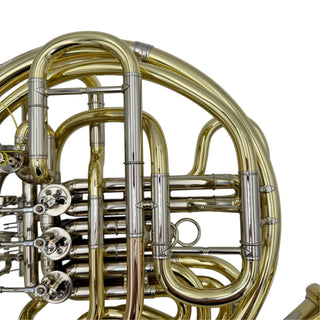 Hans Hoyer 6801A - F/Bb Double Horn - Yellow Brass - Detachable Bell - Lacquered Finish - Serial #: 481815 (Pre-Owned)