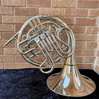 Hans Hoyer 6802 NSA Heritage - F/Bb Double French Horn - Nickel Silver - Detachable Bell - Lacquered Finish - Serial #: 489091 (Pre-Owned)