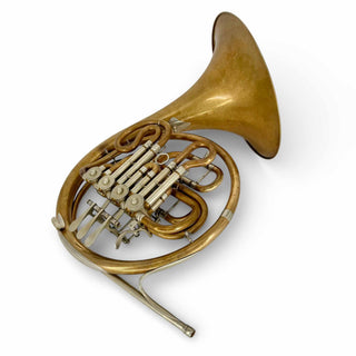 Hans Hoyer Compensating F/Bb Double Horn - Fixed Bell - Unlacquered Finish - Serial #: 102857 (As-Is)