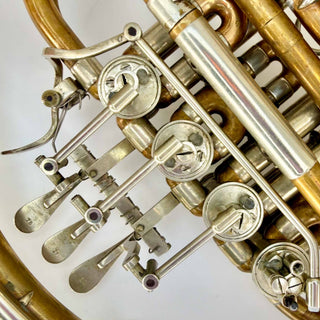 Hans Hoyer Compensating F/Bb Double Horn - Fixed Bell - Unlacquered Finish - Serial #: 102857 (As-Is)