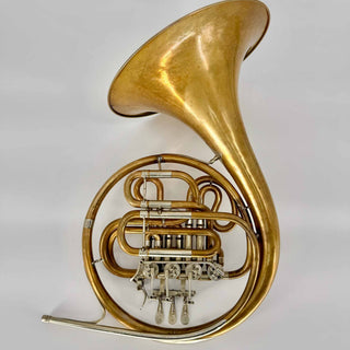 Hans Hoyer Compensating F/Bb Double Horn - Fixed Bell - Unlacquered Finish - Serial #: 102857 (As-Is)