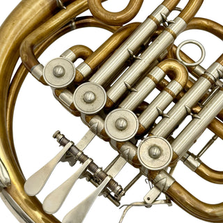Hans Hoyer Compensating F/Bb Double Horn - Fixed Bell - Unlacquered Finish - Serial #: 102857 (Pre-Owned)